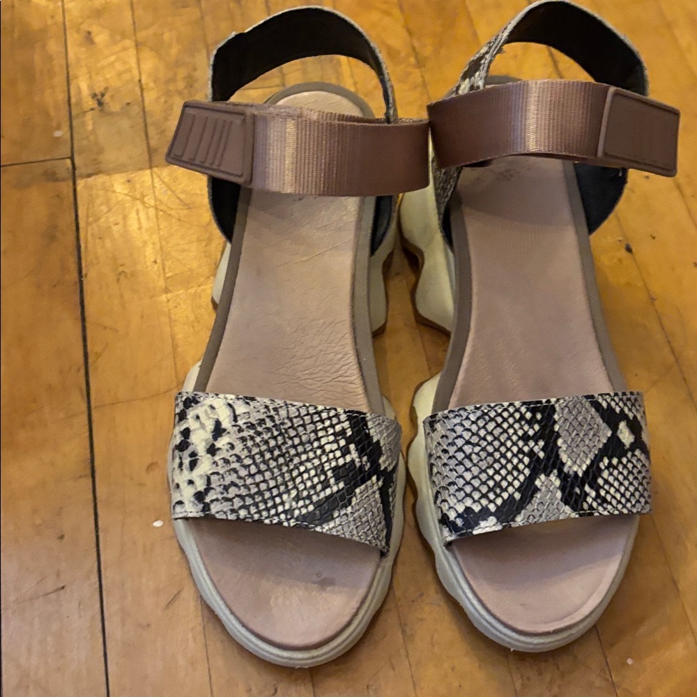 Snakeskin Sorel Sandals